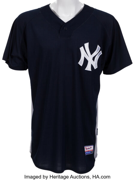 MLB New York Yankees Derek Jeter Navy Jersey with Retirement