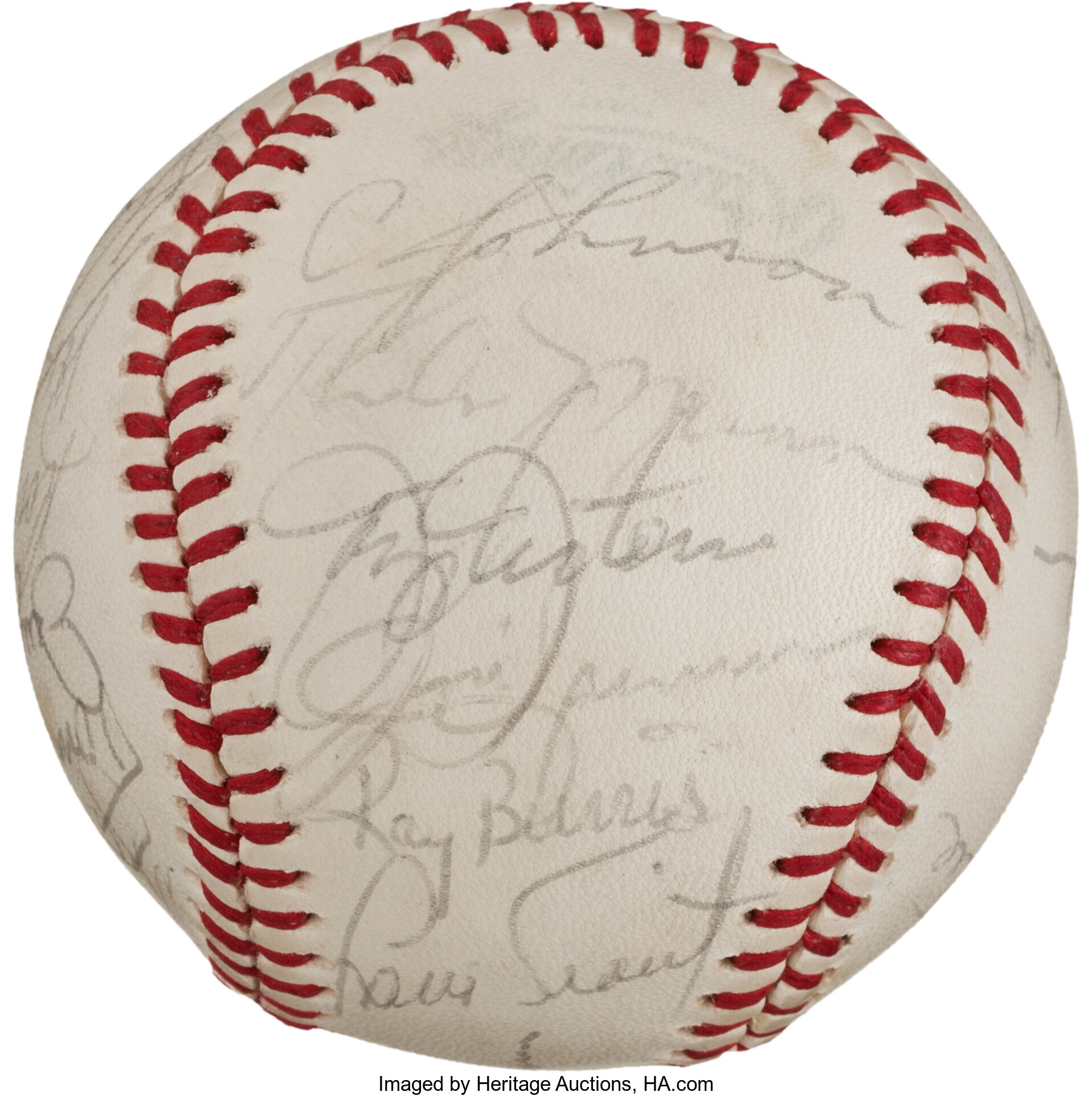 At Auction: CERTIFIED EARLY YOGI BERRA HAND SIGNED NEW YORK