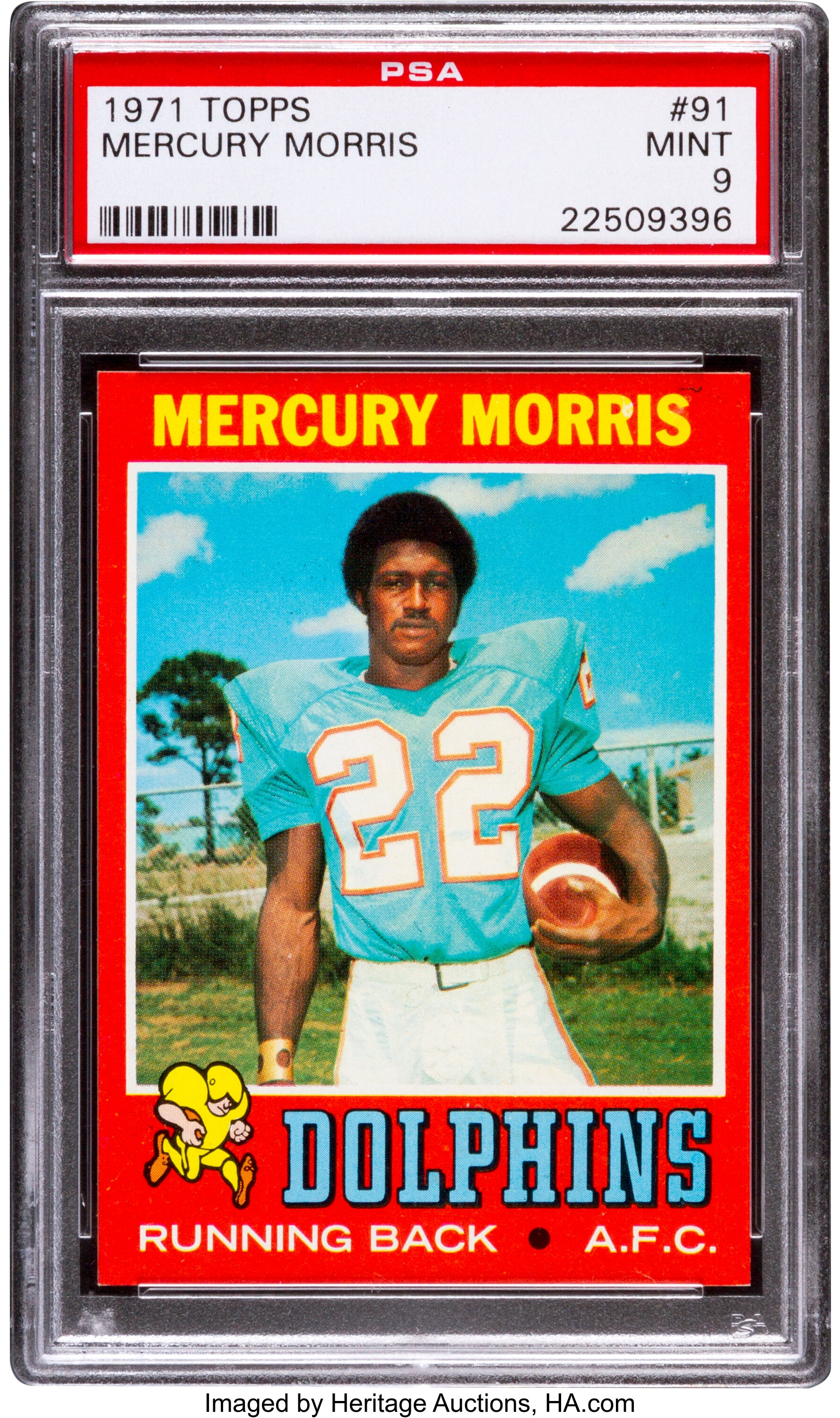 : 1974 Topps # 170 Mercury Morris Miami Dolphins