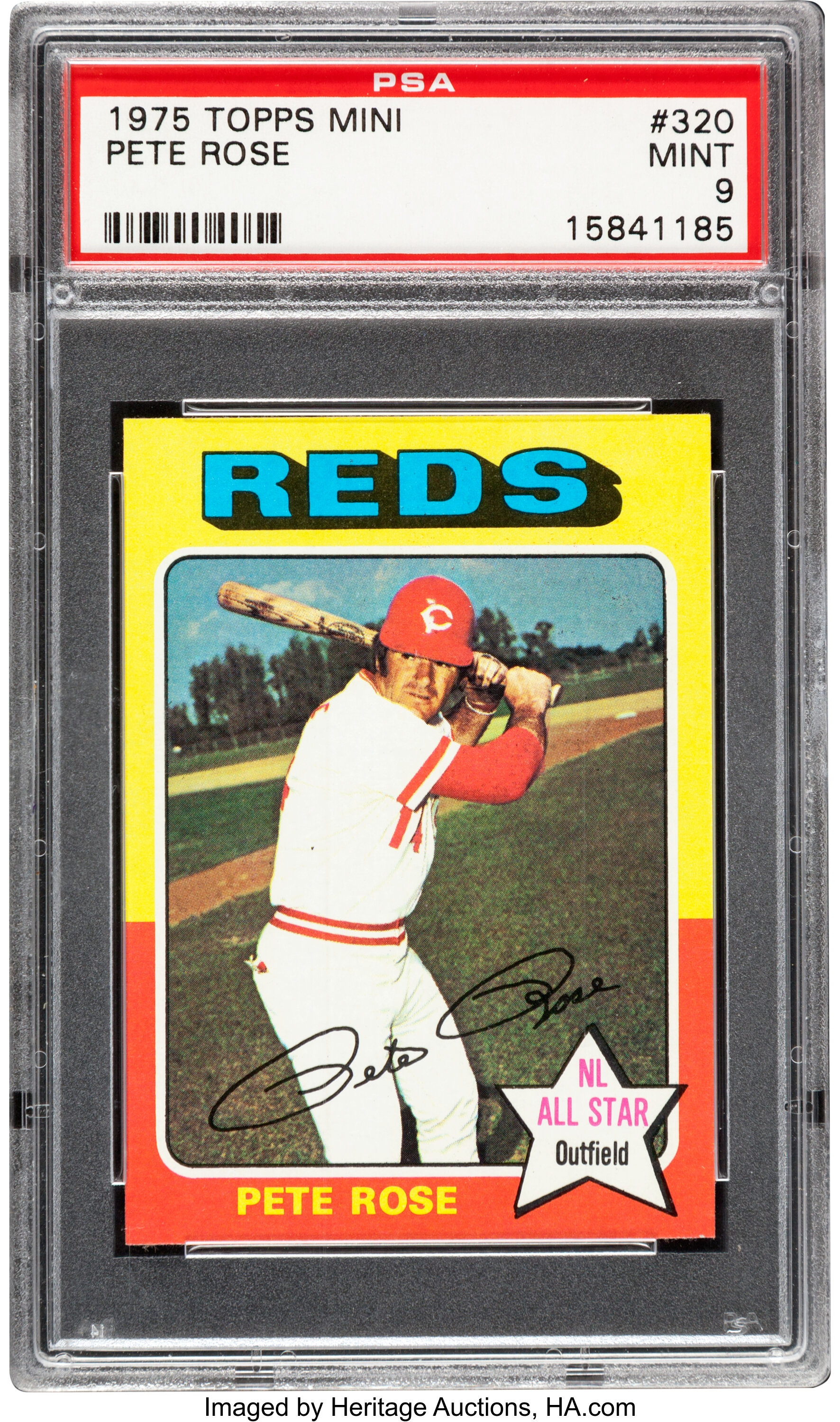 Pete Rose 1975 Topps Card #320