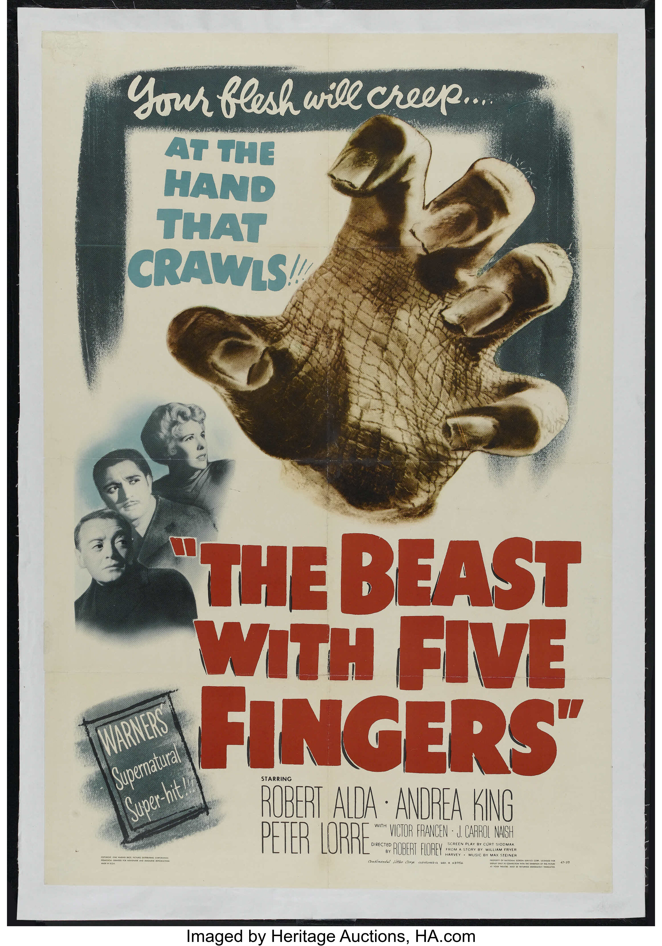 The Beast with Five Fingers (1946) - IMDb