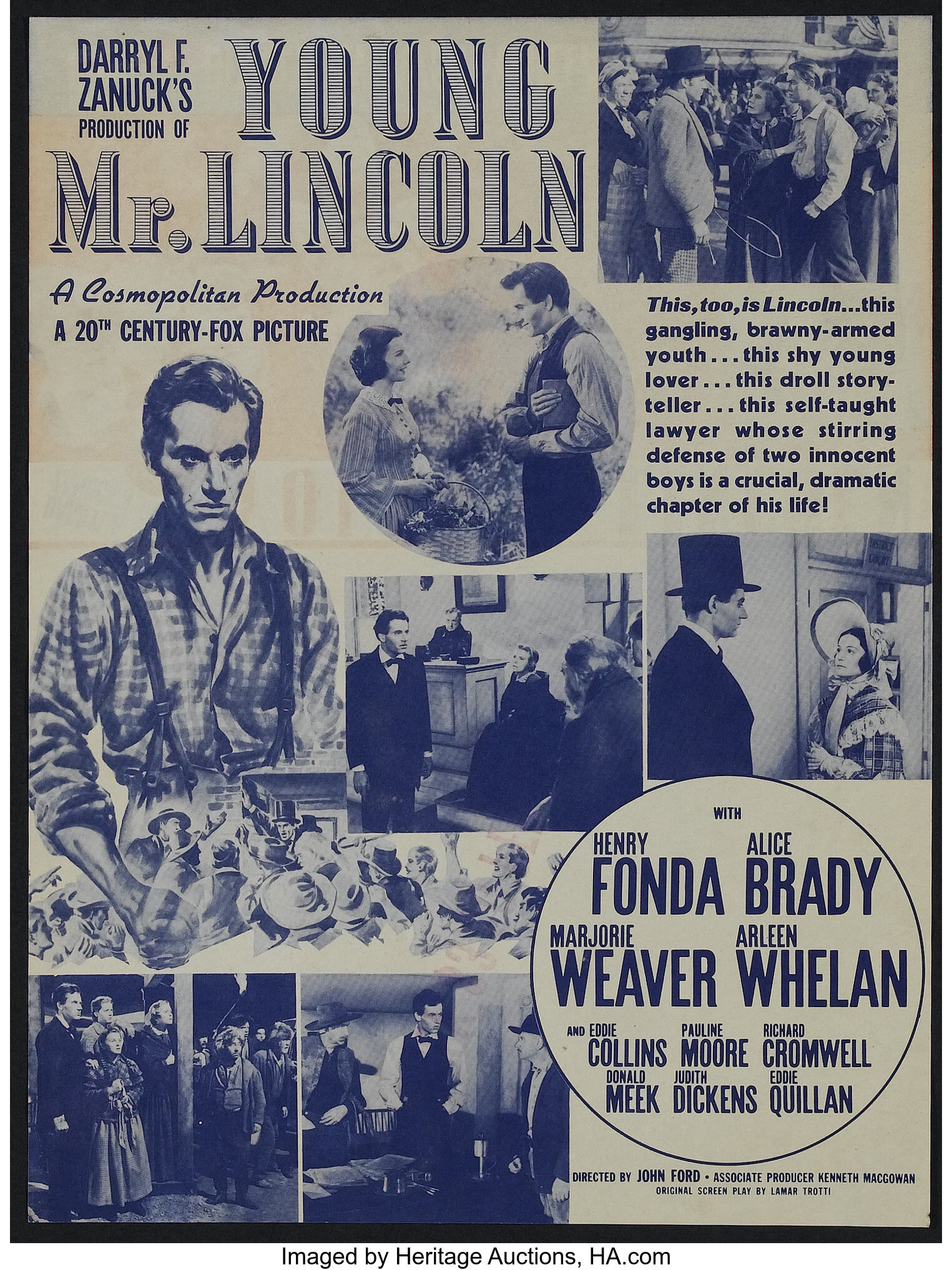 Young Mr. Lincoln (20th Century Fox, 1939). Herald (9