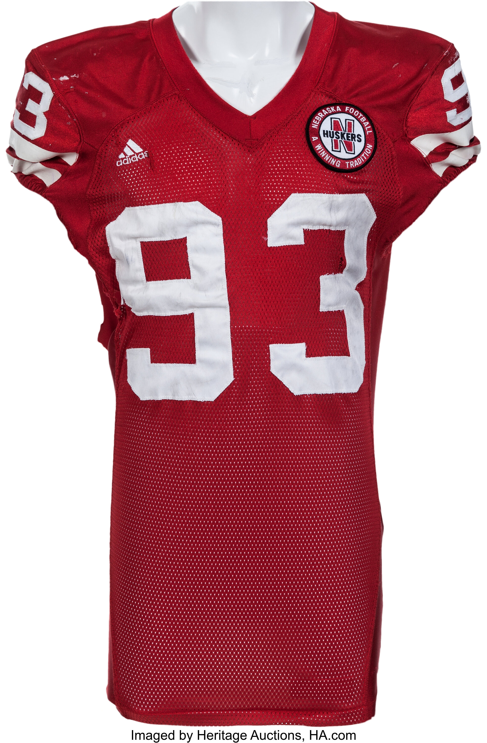 2009 Ndamakong Suh Game Worn, Signed Nebraska Cornhuskers Jersey | Lot ...