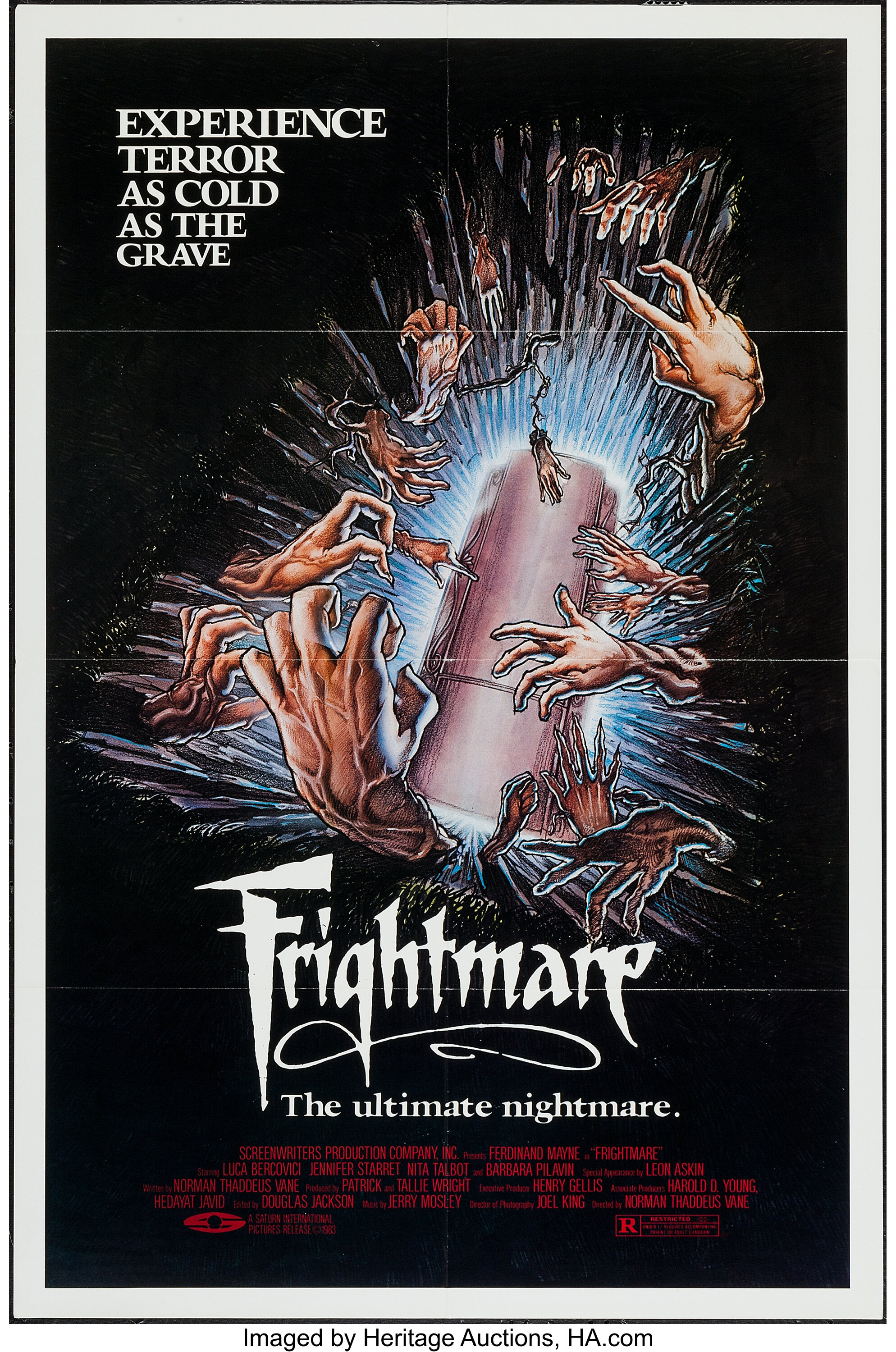 Frightmare & Other Lot (Saturn International, 1983). One Sheets | Lot ...