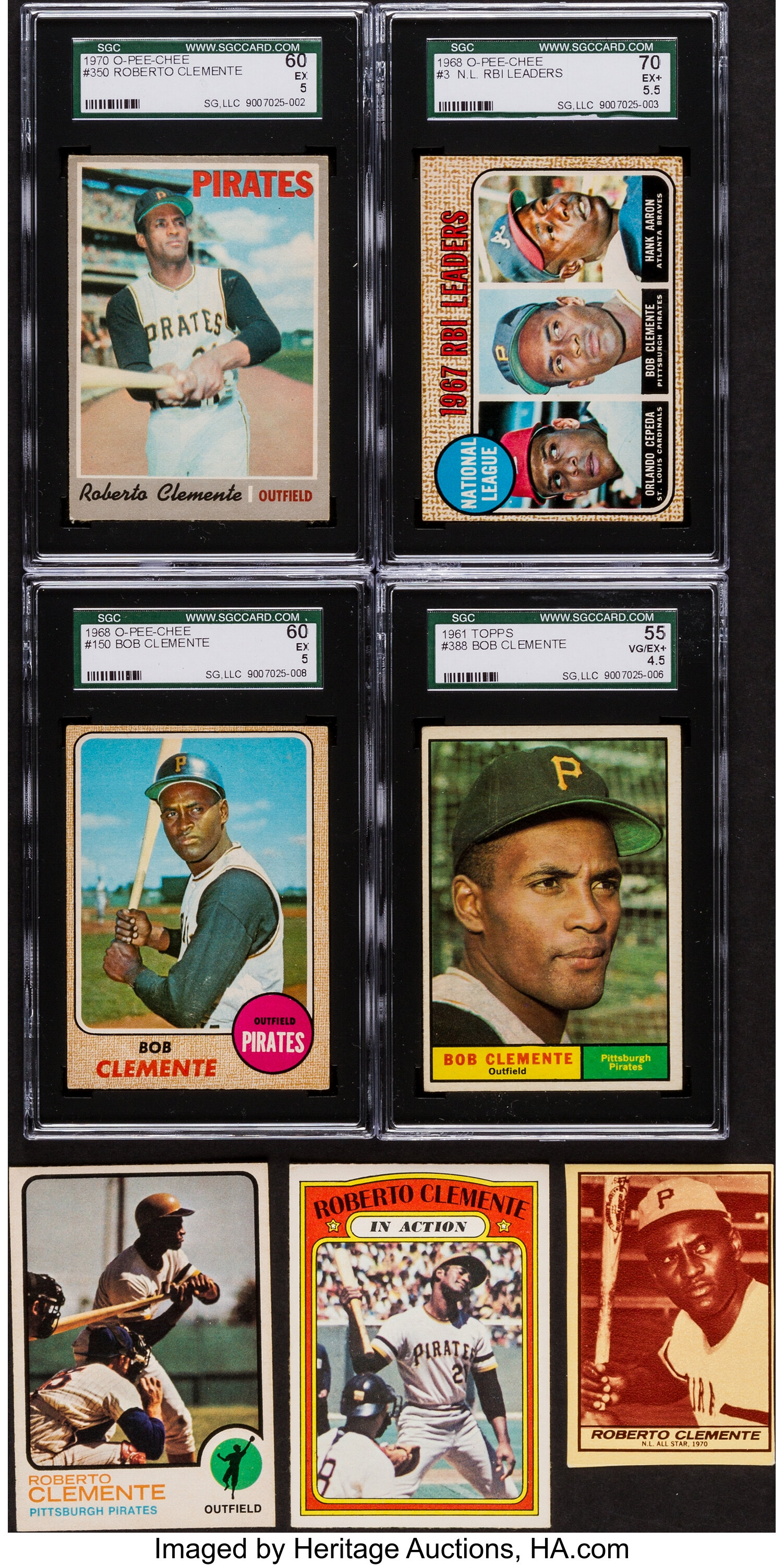 1970 Topps Baseball Card 350 Roberto Clemente Pittsburgh Pirates