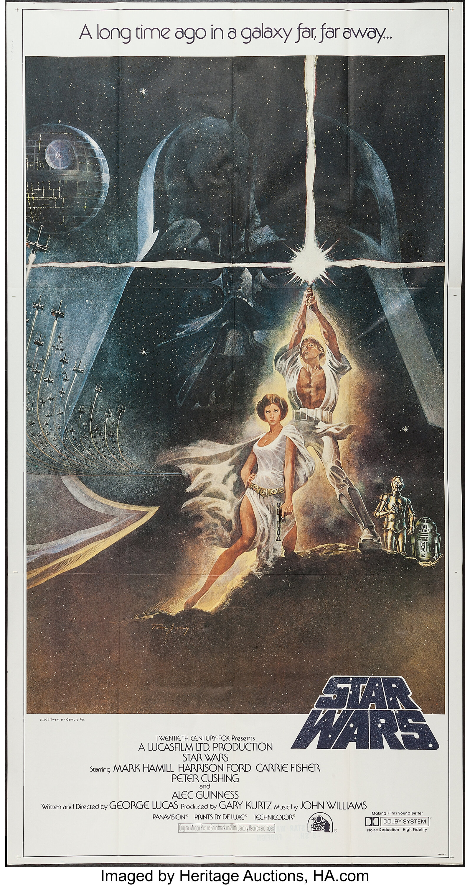 Star Wars (20th Century Fox, 1977). International Three Sheet (41