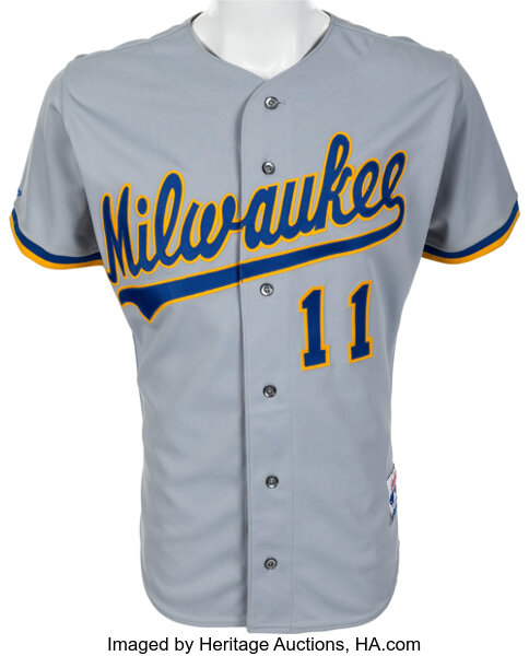 Milwaukee Brewers Game Used MLB Jerseys for sale