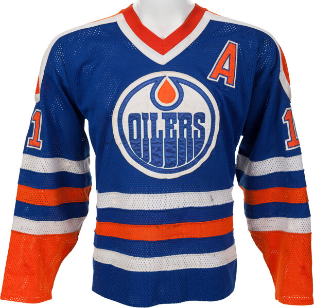 1989/90 Mark Messier Edmonton Oilers Authentic CCM NHL Jersey Size 44 Large  RARE