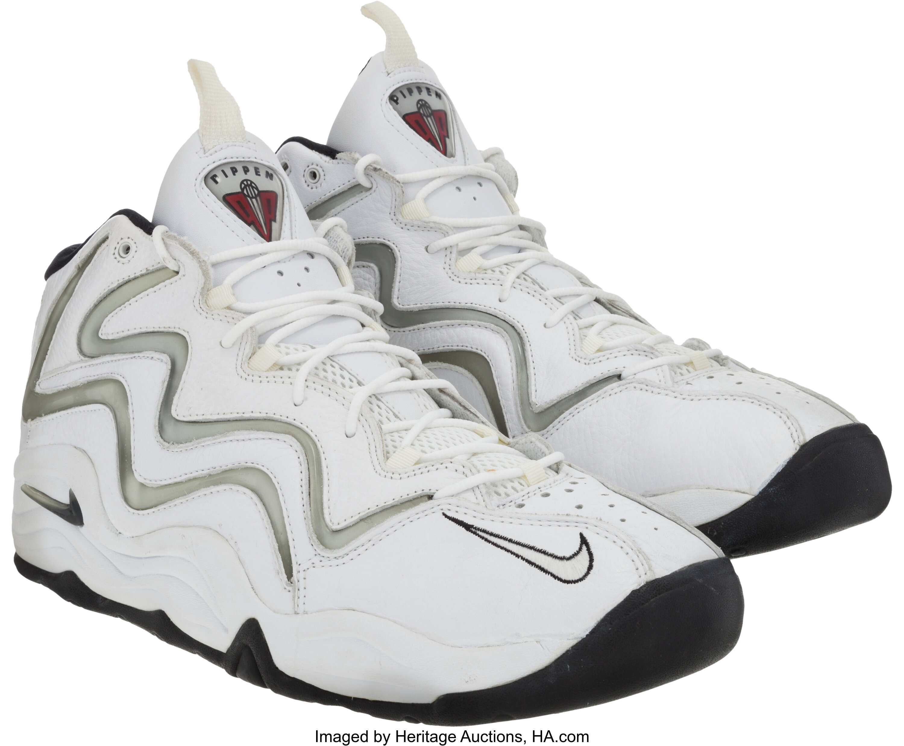 Scottie Pippen Rookie Season Worn and Dual Signed Avia 855