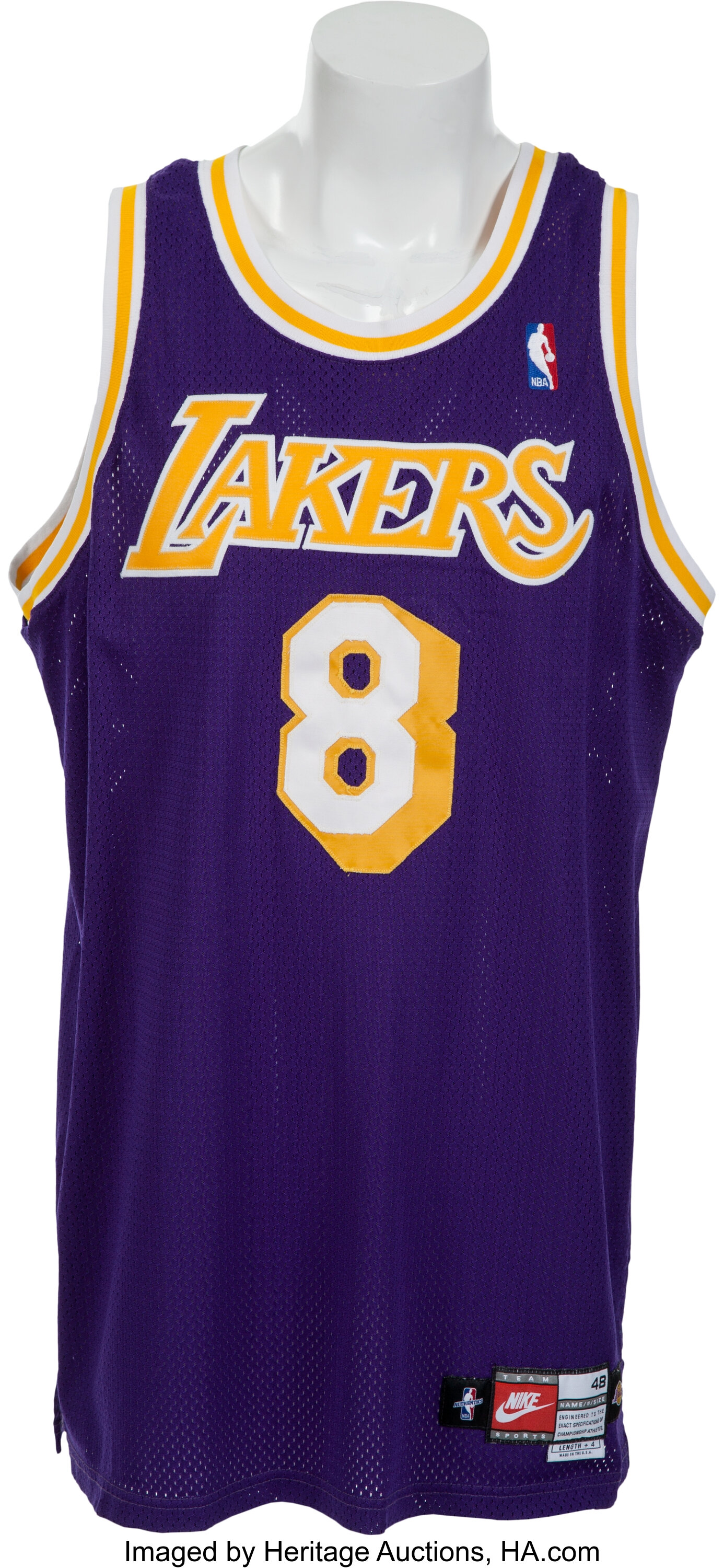 Kobe Bryant - Los Angeles Lakers - Game-Worn Jersey - NBA