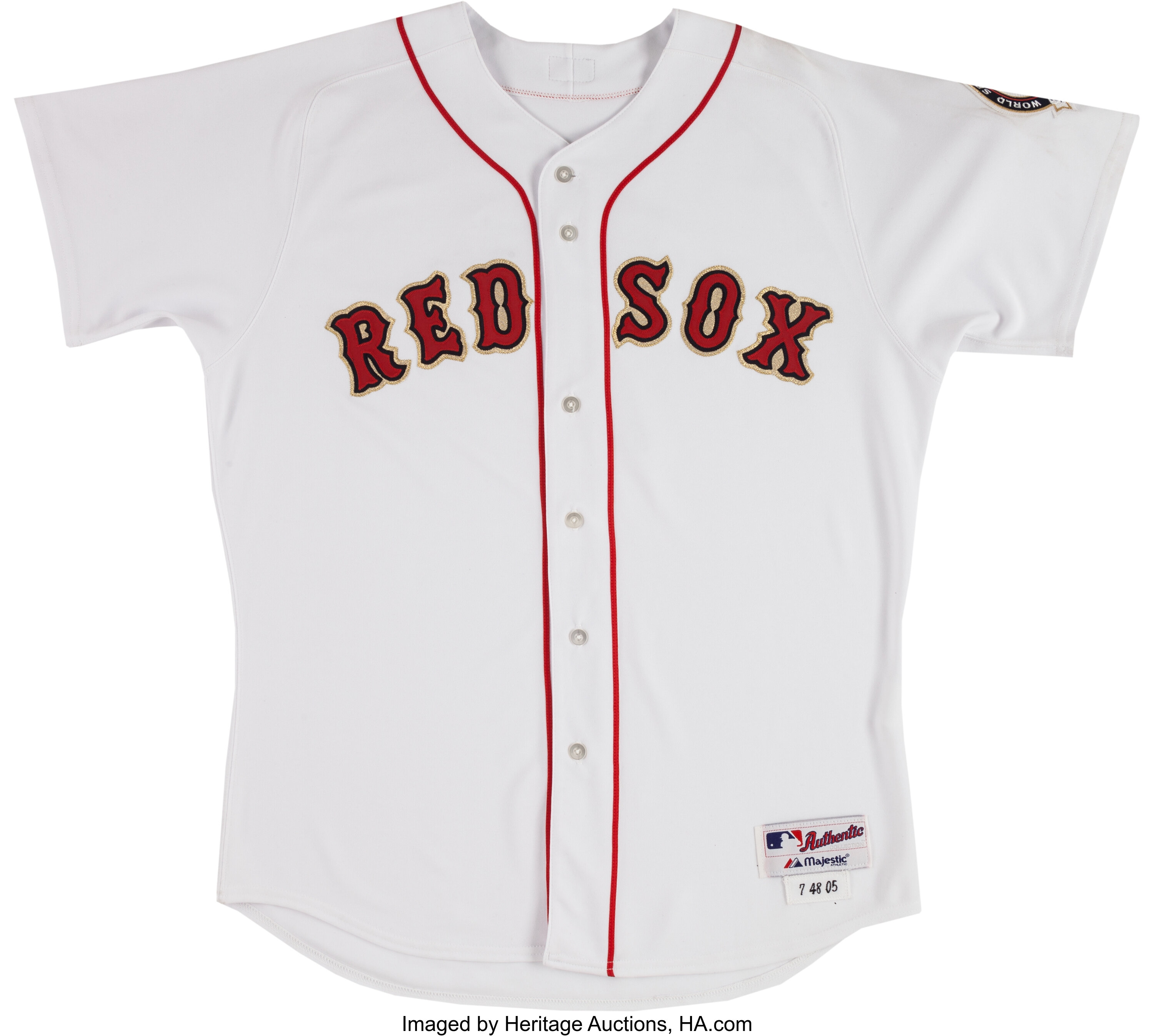Authentic Boston Red Sox Baseball Jersey Majestic 48