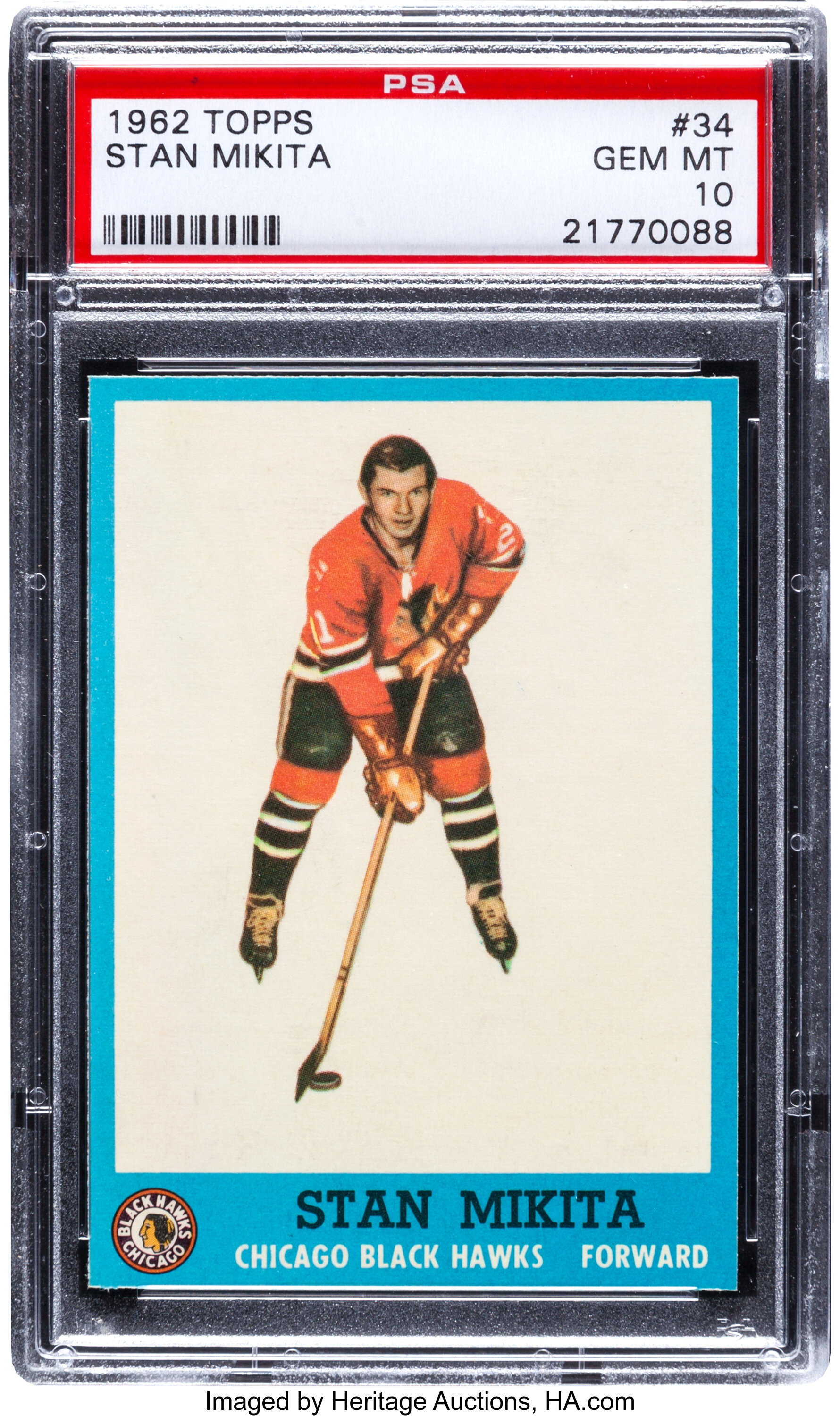 Topps Stan Mikita Hockey Trading Cards