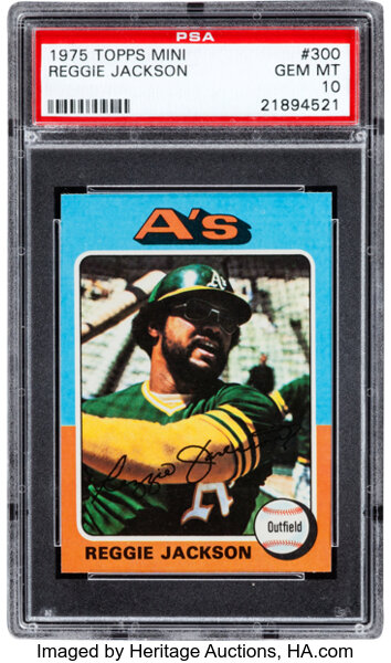 Sold at Auction: 4 Different 1970's Topps Baseball Cards w/ Reggie Jackson  + More