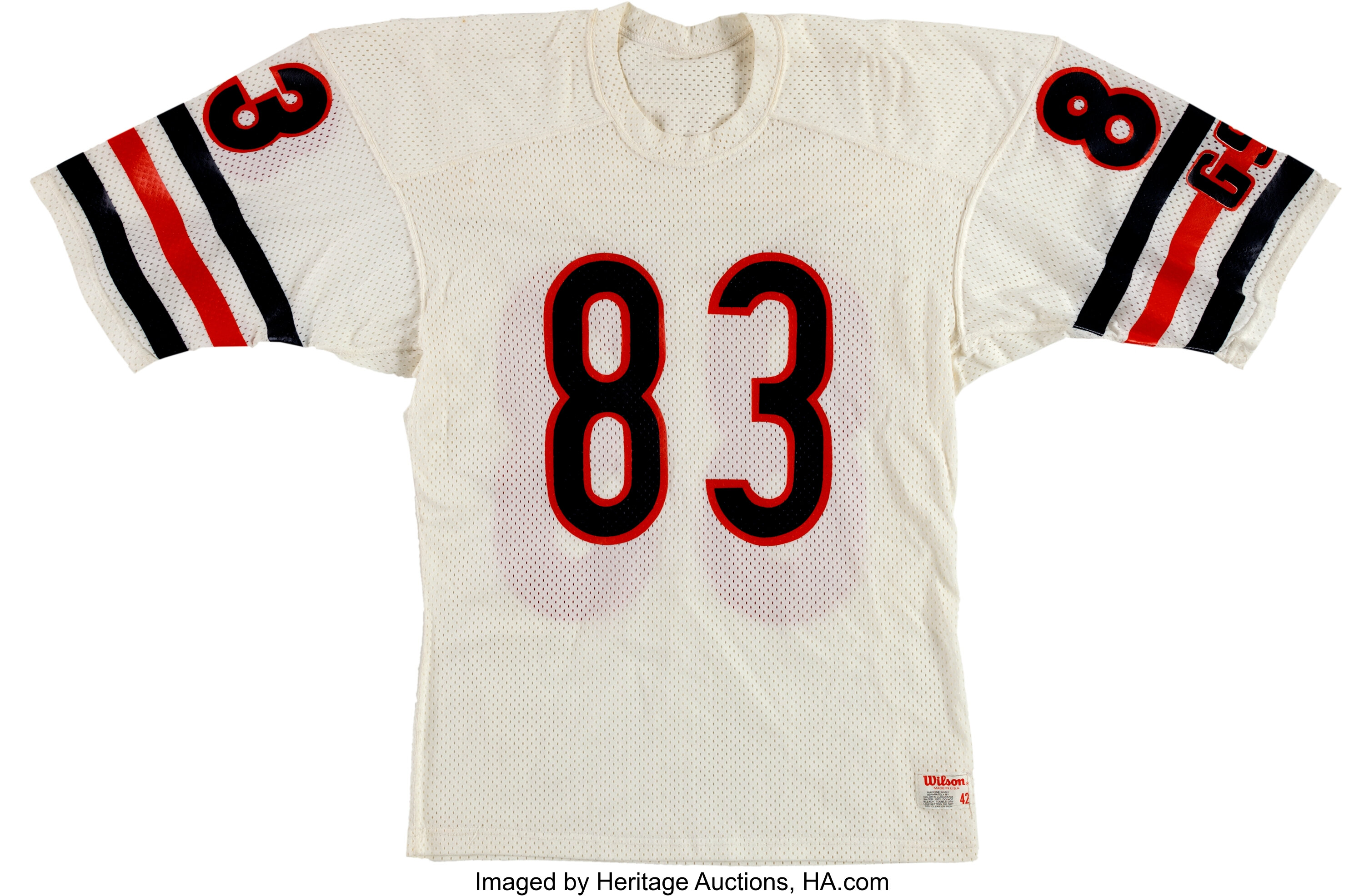Circa 1985 Willie Gault Game Worn Chicago Bears Jersey. , Lot #83198