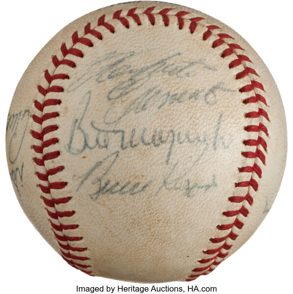 1970 Pittsburgh Pirates Team Signed Baseball.  Baseball