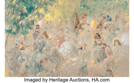 Sold at Auction: Louis Icart, LOUIS ICART (FRANCE 1888-1950) BLUE