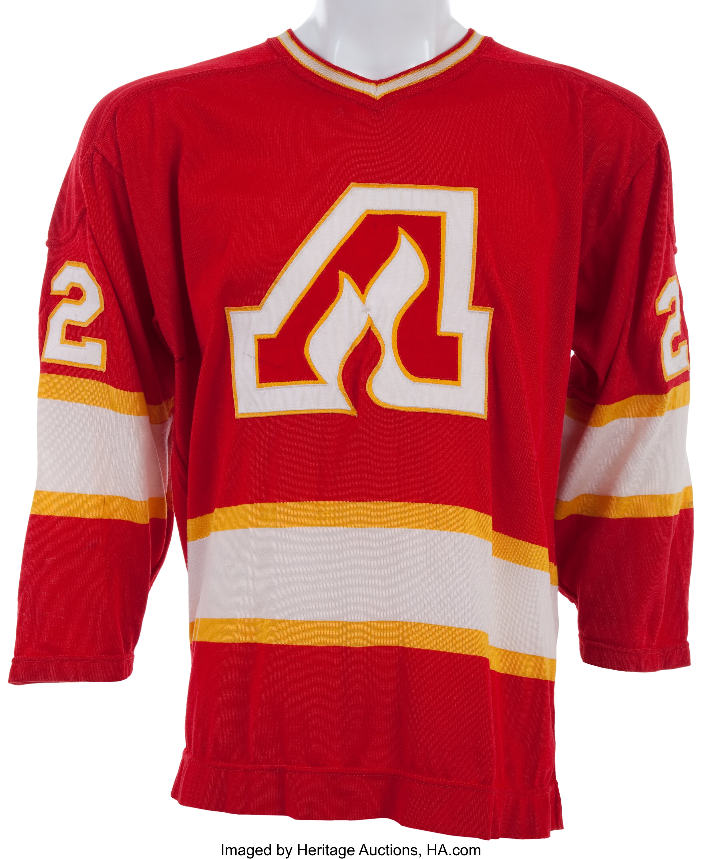 1972-73 Noel Picard Atlanta Flames Game Worn Jersey - Inaugural Season -  One Year Style
