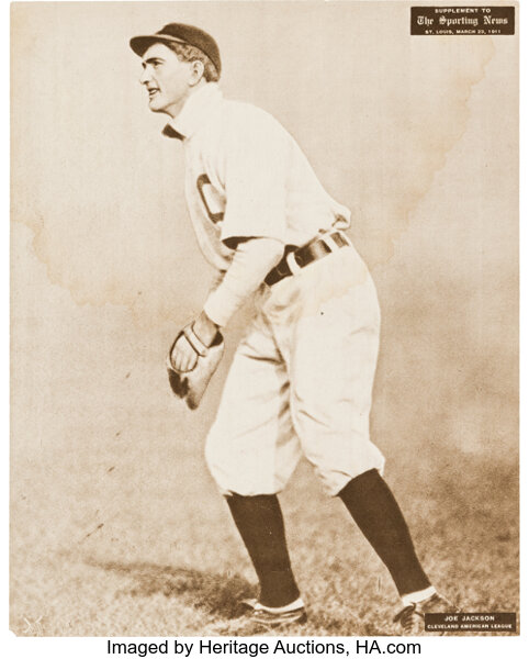 1911 M101-2 Sporting News Shoeless Joe Jackson. Baseball Cards, Lot  #80219