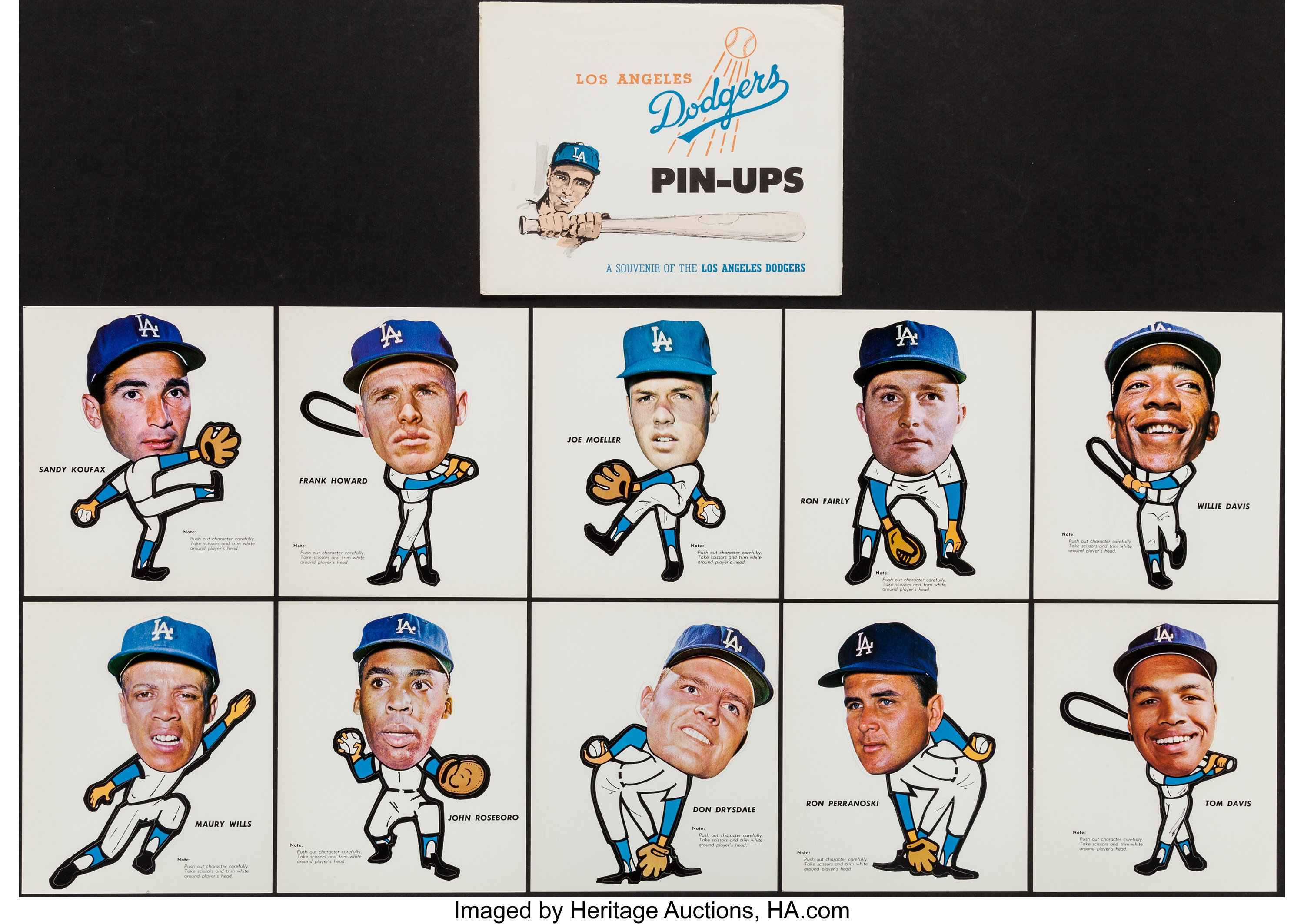 Lot Detail - Sandy Koufax Signed Framed 1963 Los Angeles Dodgers