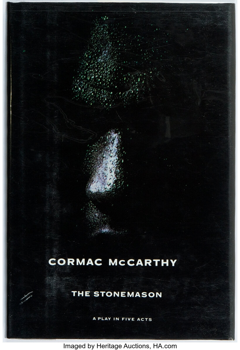 Ulykke Spændende Min Cormac McCarthy. The Stonemason. Hopewell: The Ecco Press, [1994]. | Lot  #91056 | Heritage Auctions