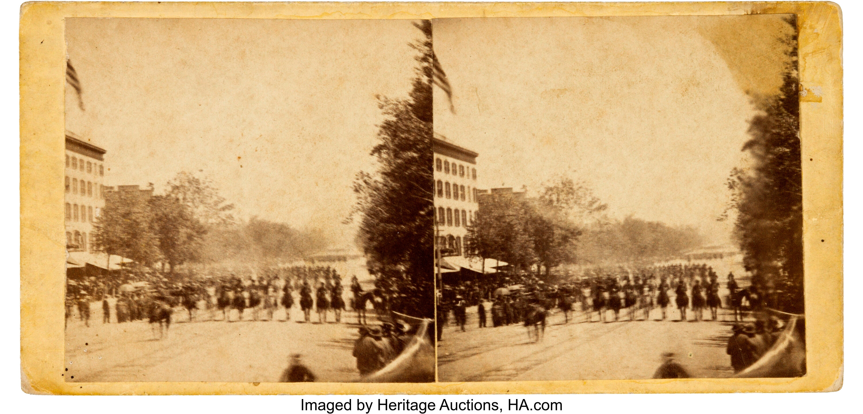 Stereoview The Grand Review Photography Stereo Cards Lot Heritage Auctions