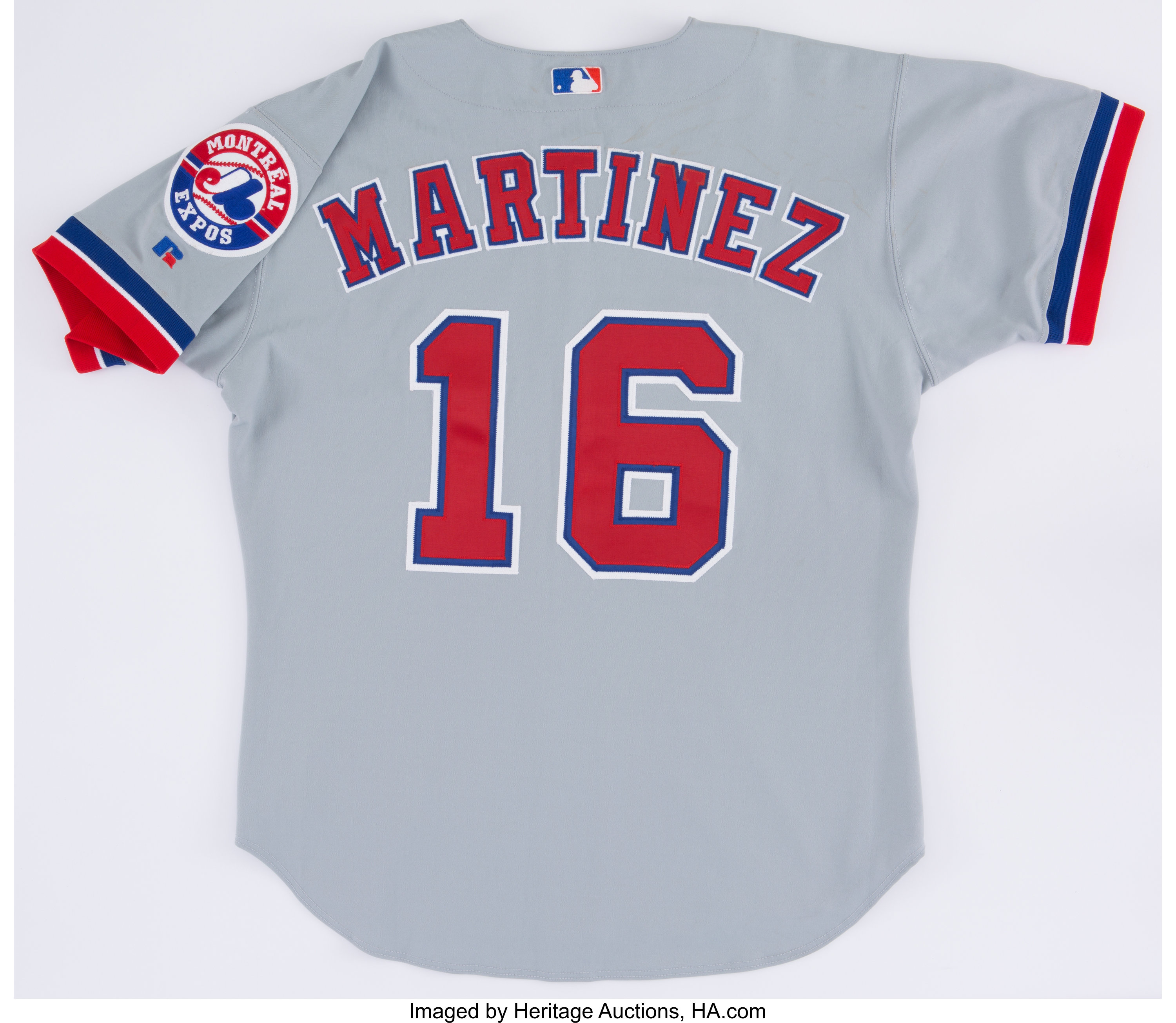 2001 Sandy Martinez Game Worn Montreal Expos Jersey.  Baseball