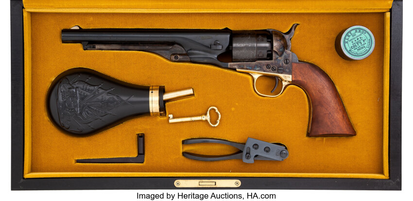 Boxed and Cased Colt Black Powder Series Model 1860 Army Percussion, Lot  #32144