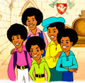 The Jackson 5ive Production Cel (Rankin-Bass, 1972).... (Total: 2 | Lot ...