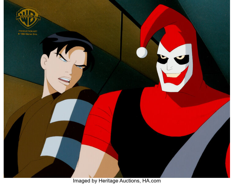 Batman Beyond Terry McGinnis and Jokerz Gang Member Production Cel | Lot  #95312 | Heritage Auctions