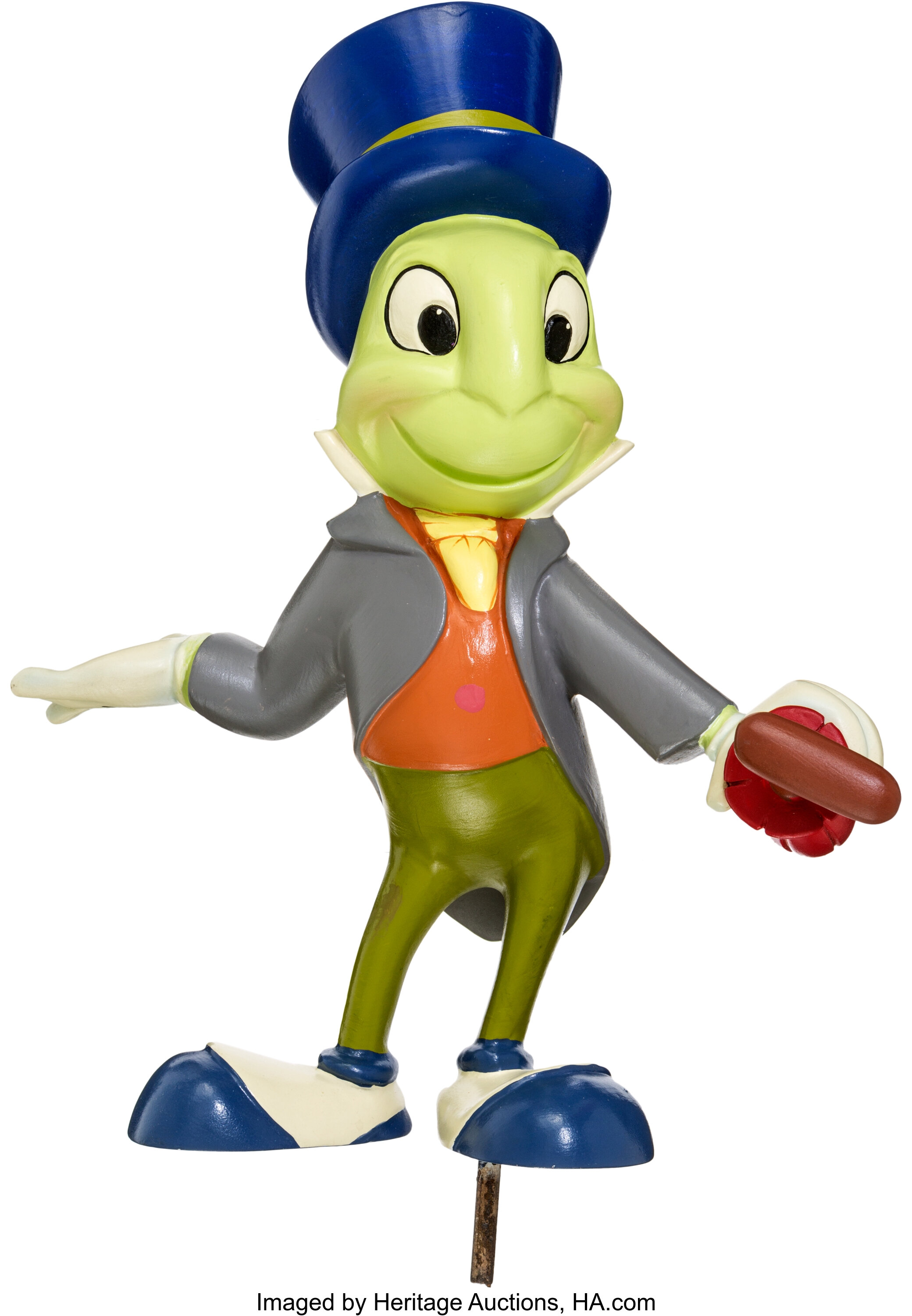 jiminy cricket garden statue