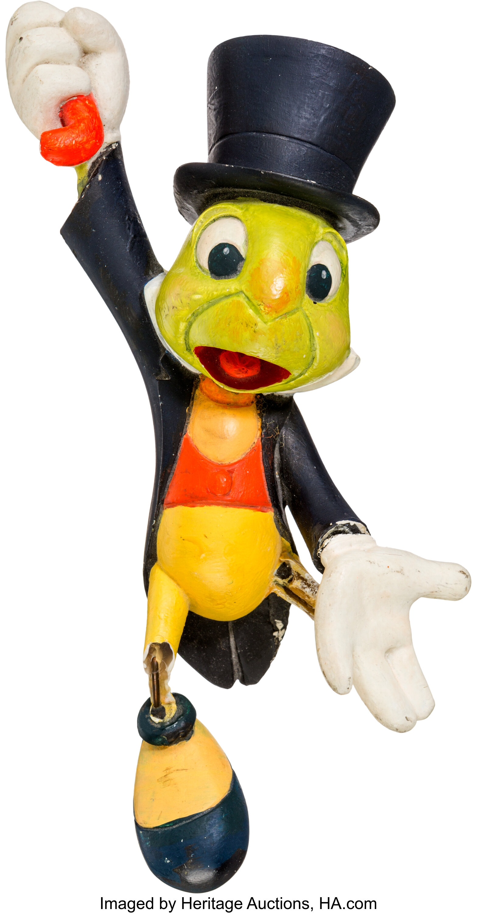 jiminy cricket garden statue