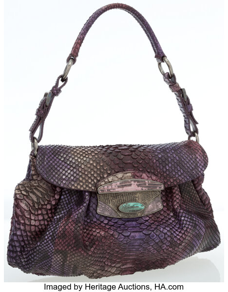 Prada Snakeskin Shoulder Bag