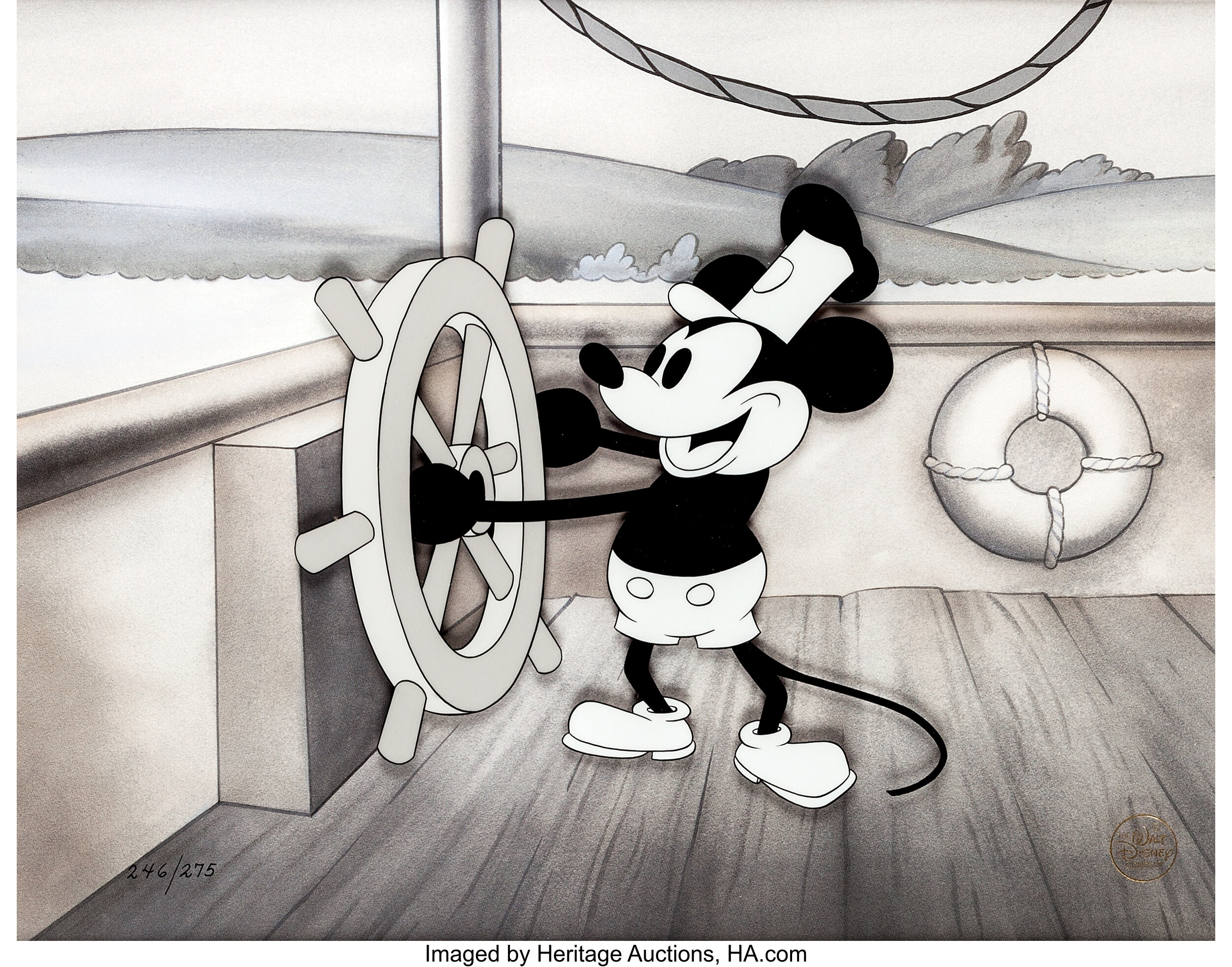 steamboat willie statue