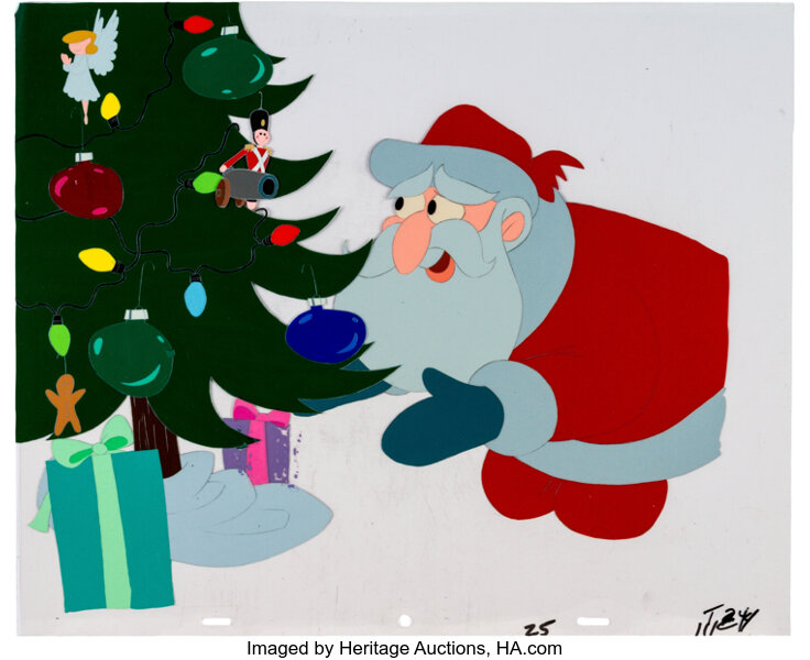 National Lampoon's Christmas Vacation Santa Production Cel