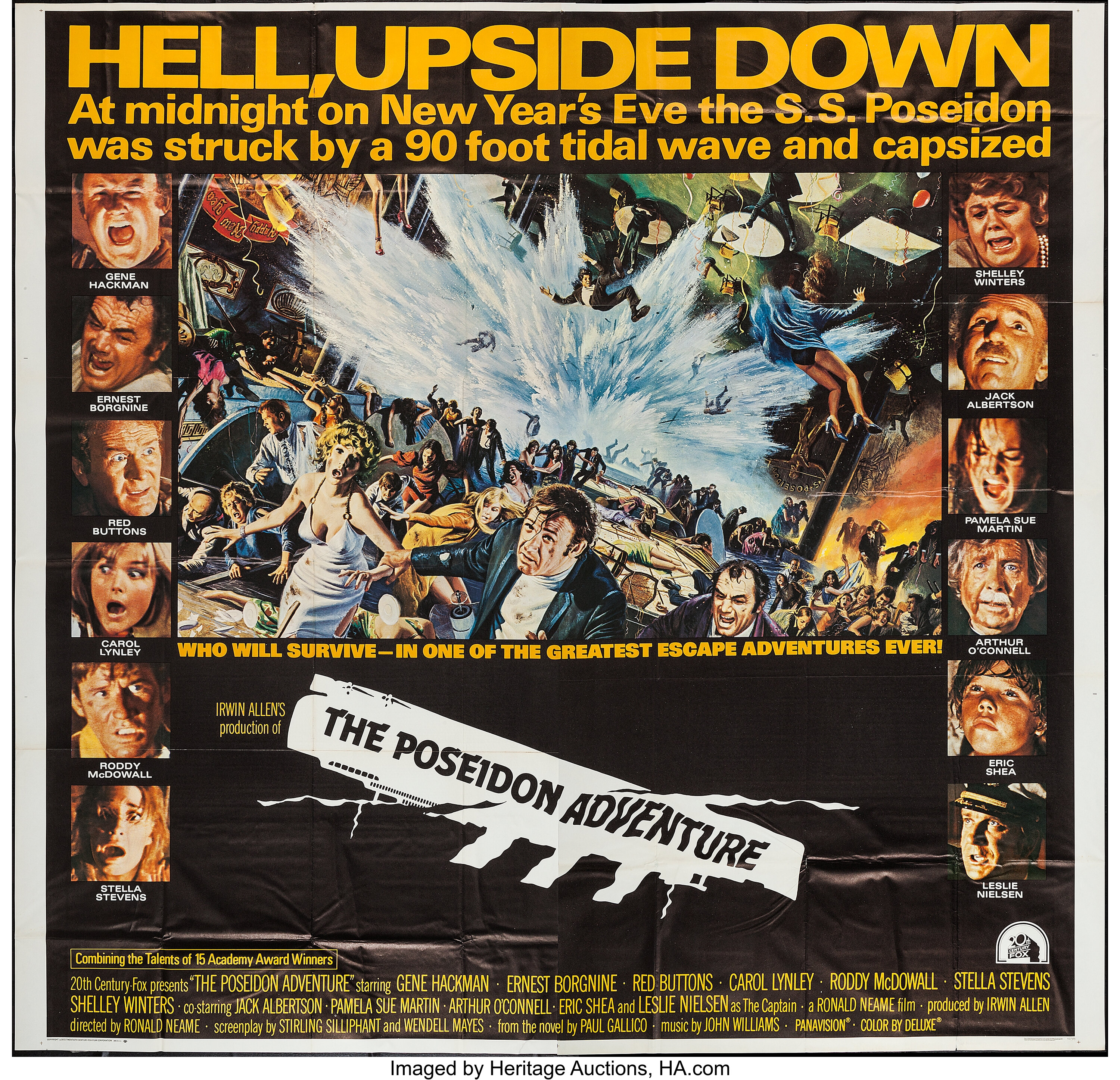 The Poseidon Adventure (20th Century Fox, 1972). Six Sheet (77