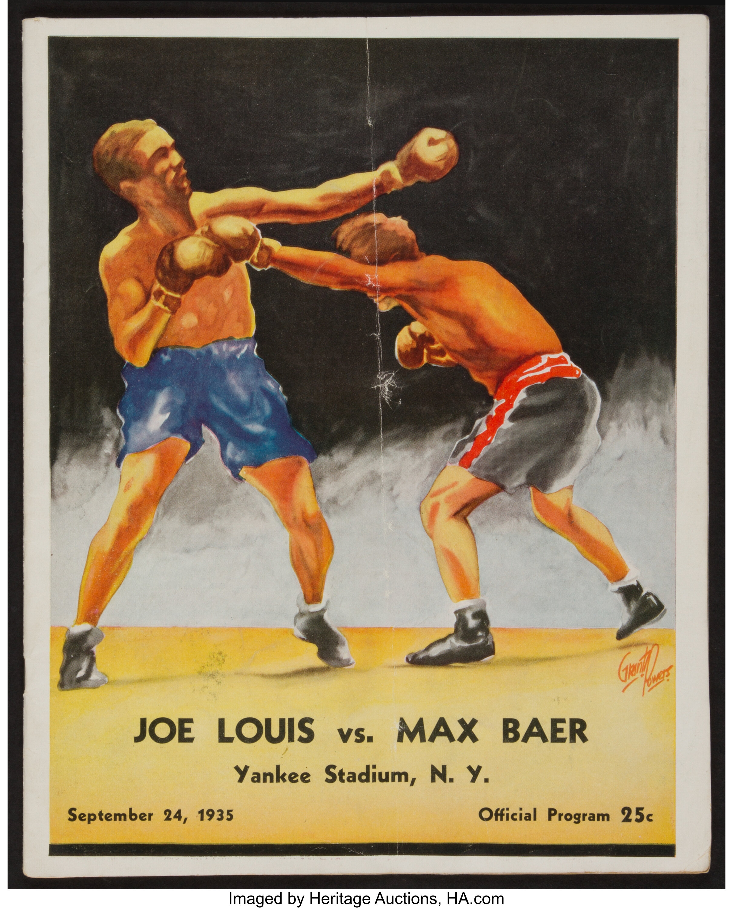 The Joe Louis Vs Max Baer Boxing Display 