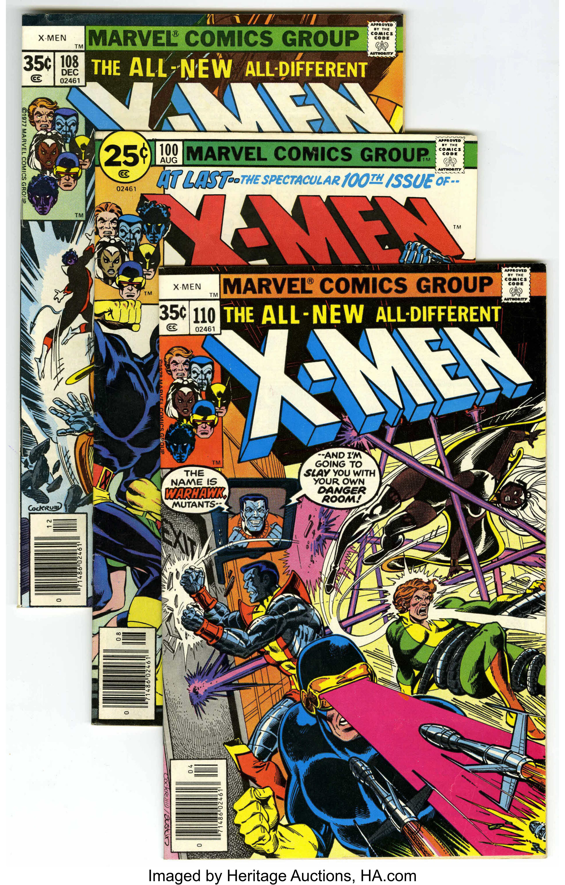 X Men Group Marvel 1976 79 This Uncanny Group Includes 100 Lot Heritage Auctions