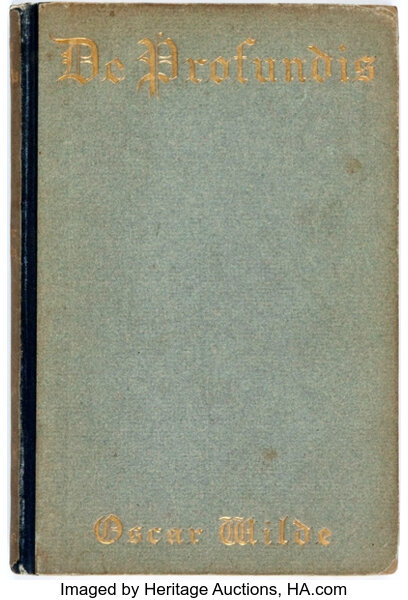 Oscar Wilde De Profundis New York Putnams 1905 First - 