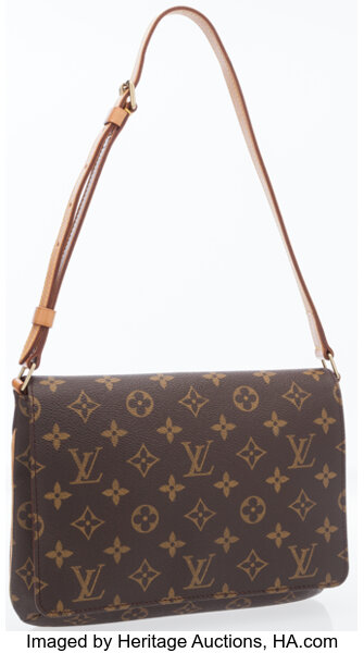 Sold at Auction: Louis Vuitton, LOUIS VUITTON MUSETTE TANGO MONOGRAMMED  HANDBAG