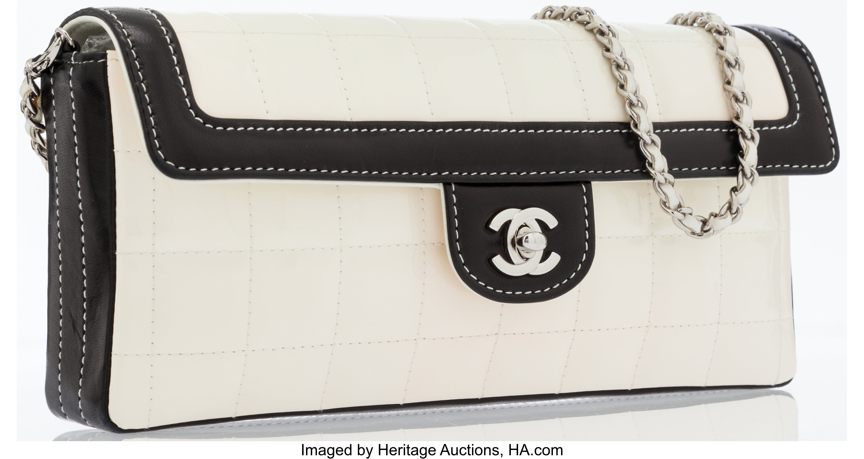 Chanel Pink Quilted Jersey East West Flap Silver Hardware, 2009 (Very Good), Womens Handbag