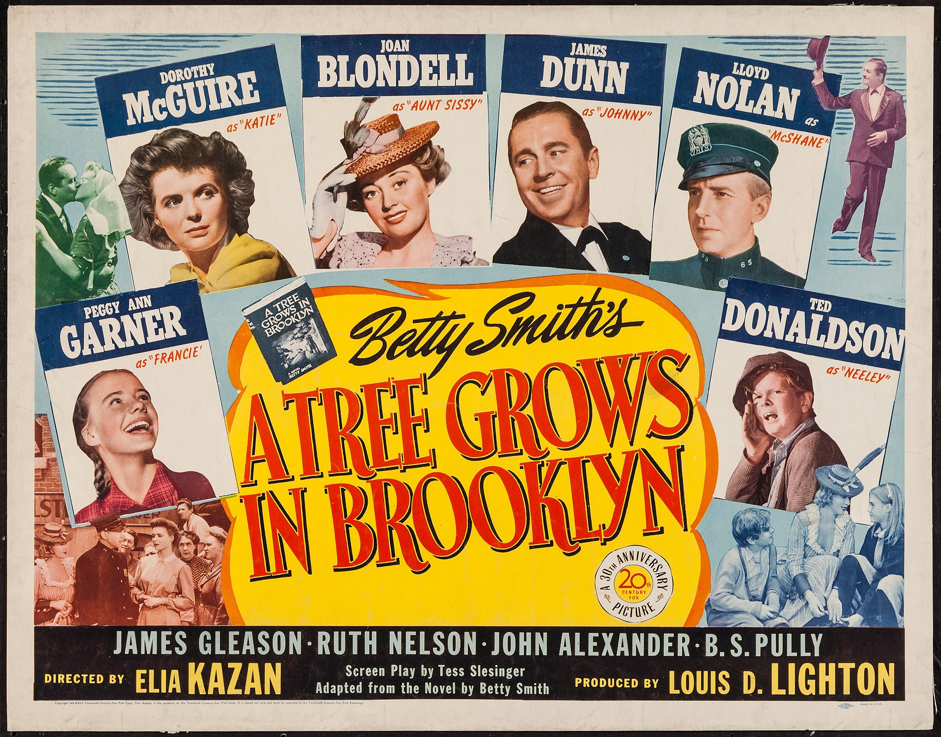 A Tree Grows In Brooklyn th Century Fox 1945 Trimmed Half Lot Heritage Auctions