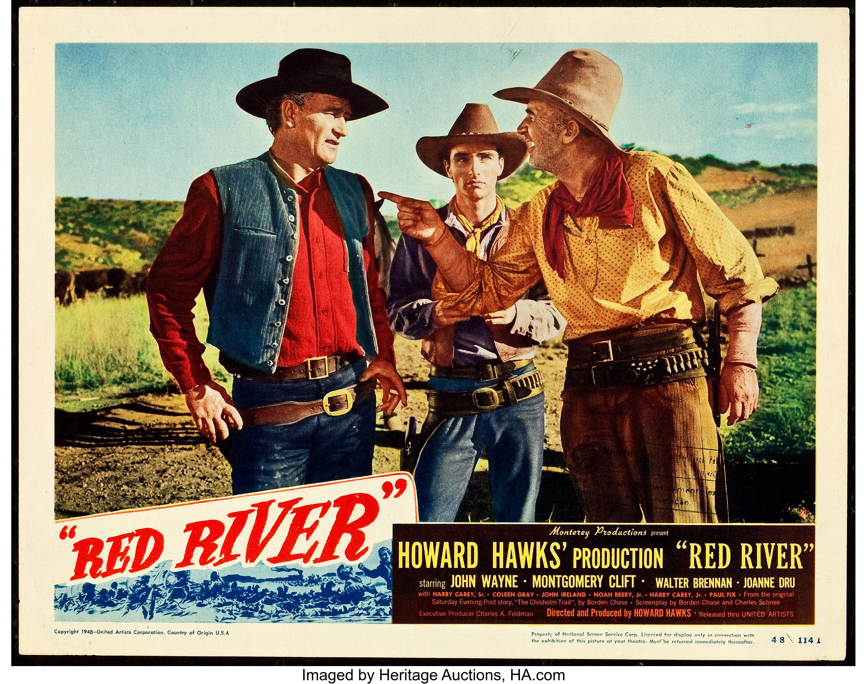 Red River (United Artists, 1948). Lobby Card (11