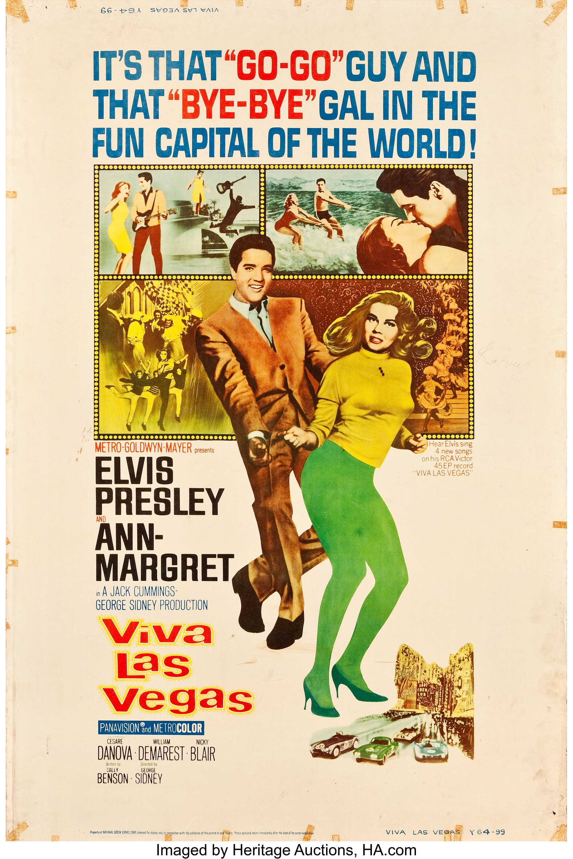 Poster Elvis Presley - viva las vegas