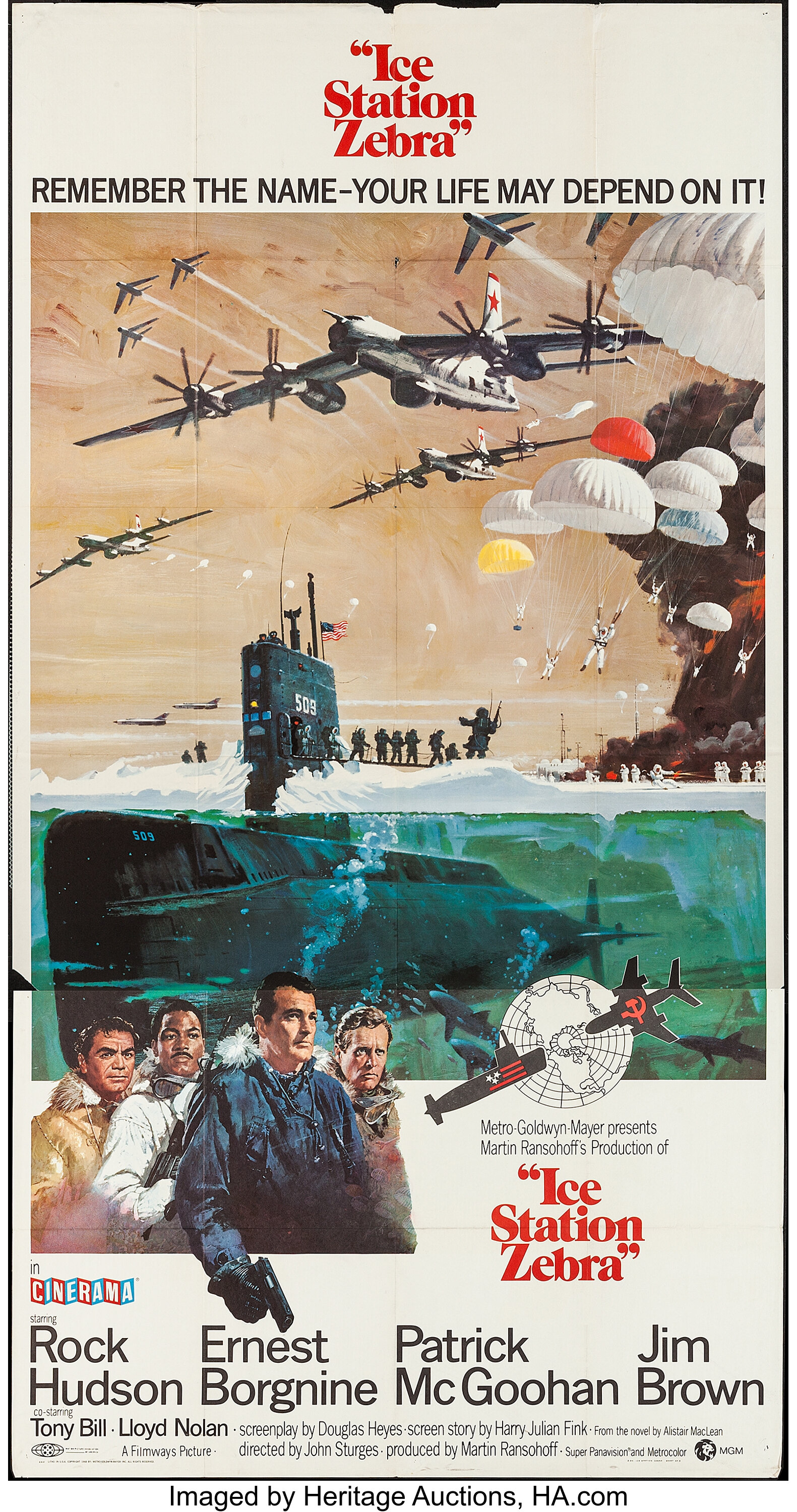 ice station zebra movie poster