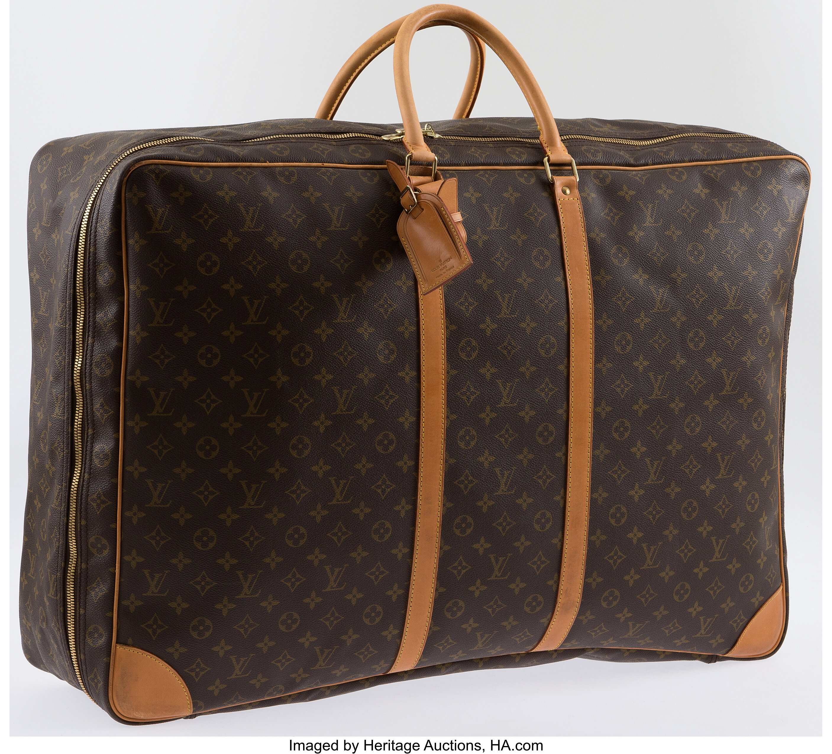 Louis Vuitton Classic Monogram Canvas Sirius 70 Suitcase. , Lot #76035