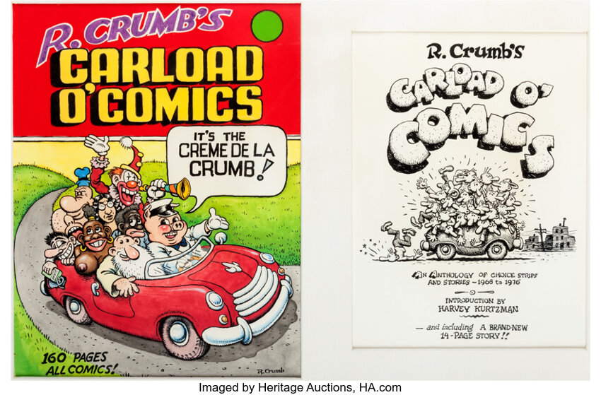 R. Crumb's Carload O' Comics : An Anthology of Choice Strips and Stories :  1968 to 1976