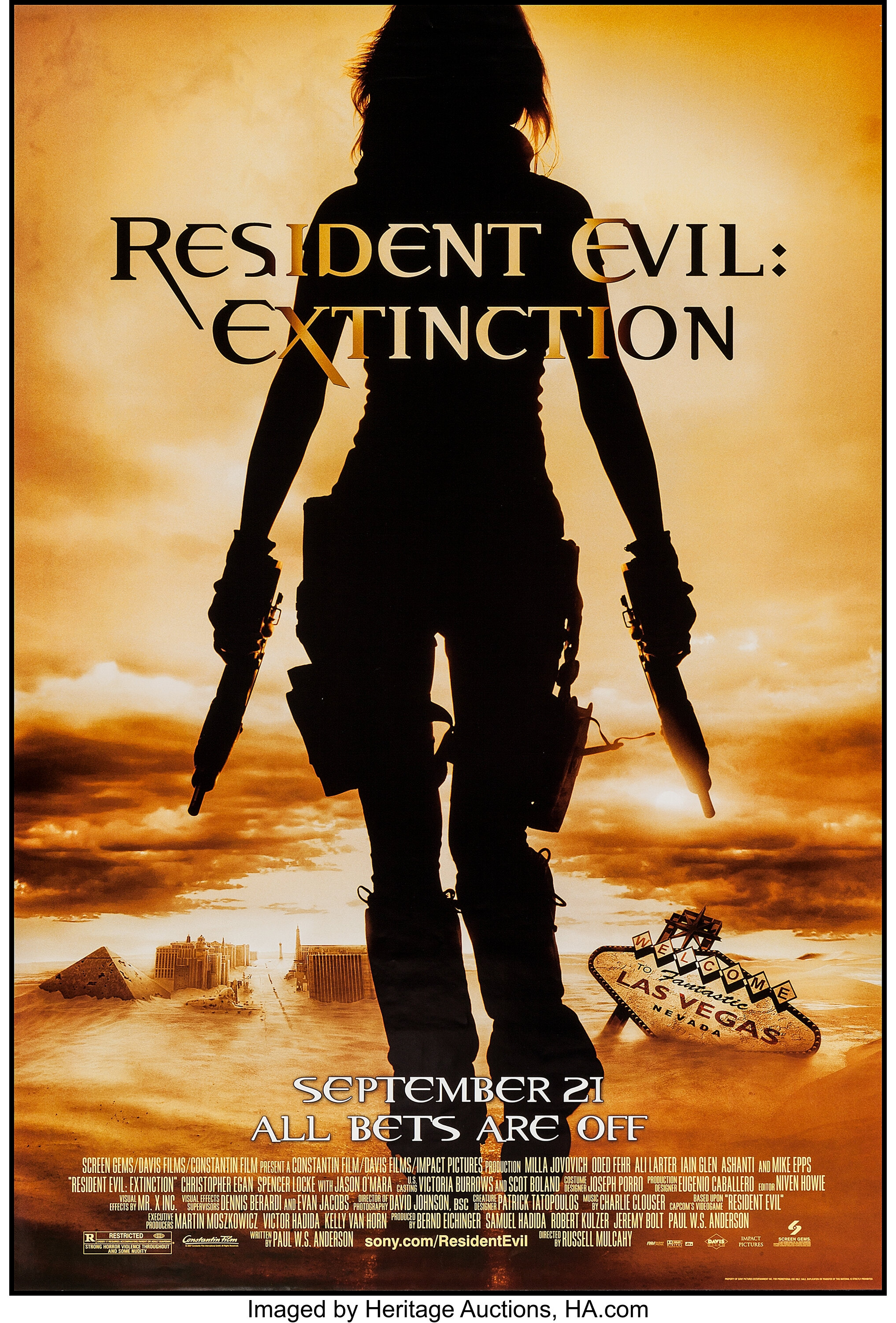 Resident Evil: Extinction and Others Lot (Screen Gems, 2007). One | Lot  #52336 | Heritage Auctions