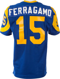 Vince Ferragamo Los Angeles Rams Throwback Jersey – Best Sports Jerseys