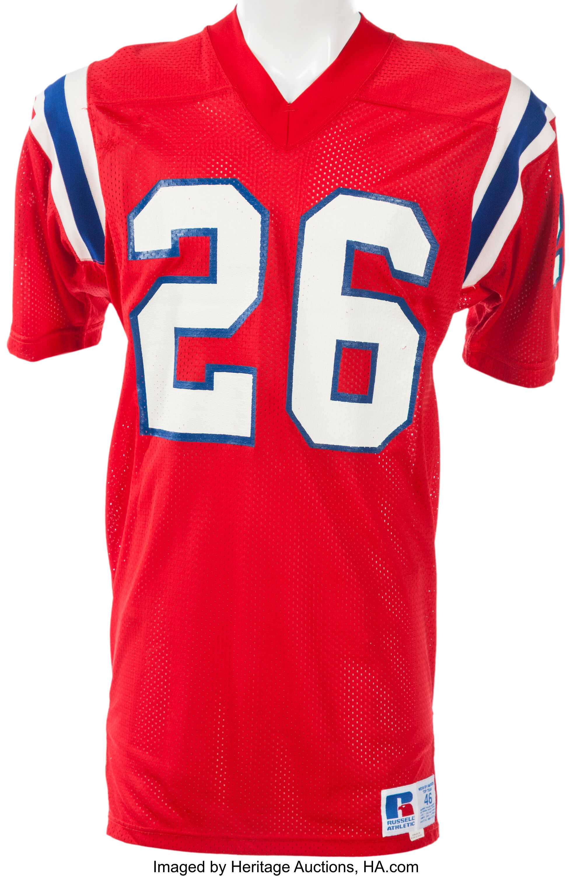 Ebbets Field Flannels Boston Patriots 1966 Durene Football Jersey