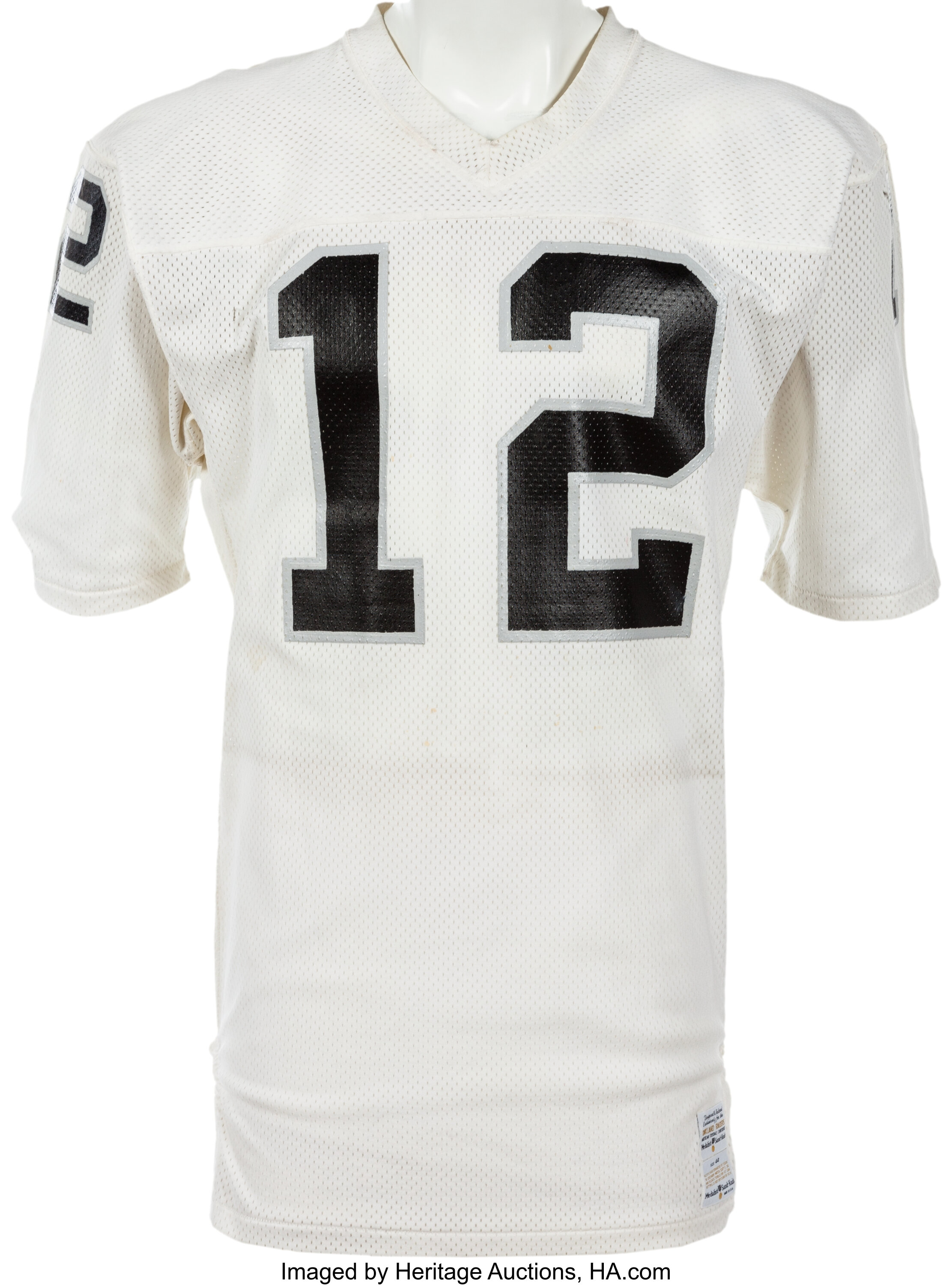 Men's Mitchell Ness Ken Stabler Black Las Vegas Raiders Legacy Replica  Jersey